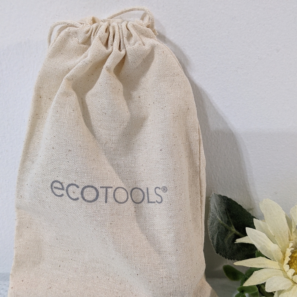 ๐ EcoTools Hemp Travel Set Cosmetic Makeup Brushes NEW Canvas Bag - Picture 2 of 5